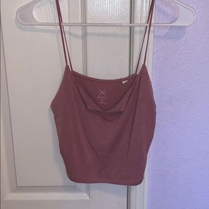 Pacsun pink cropped tank